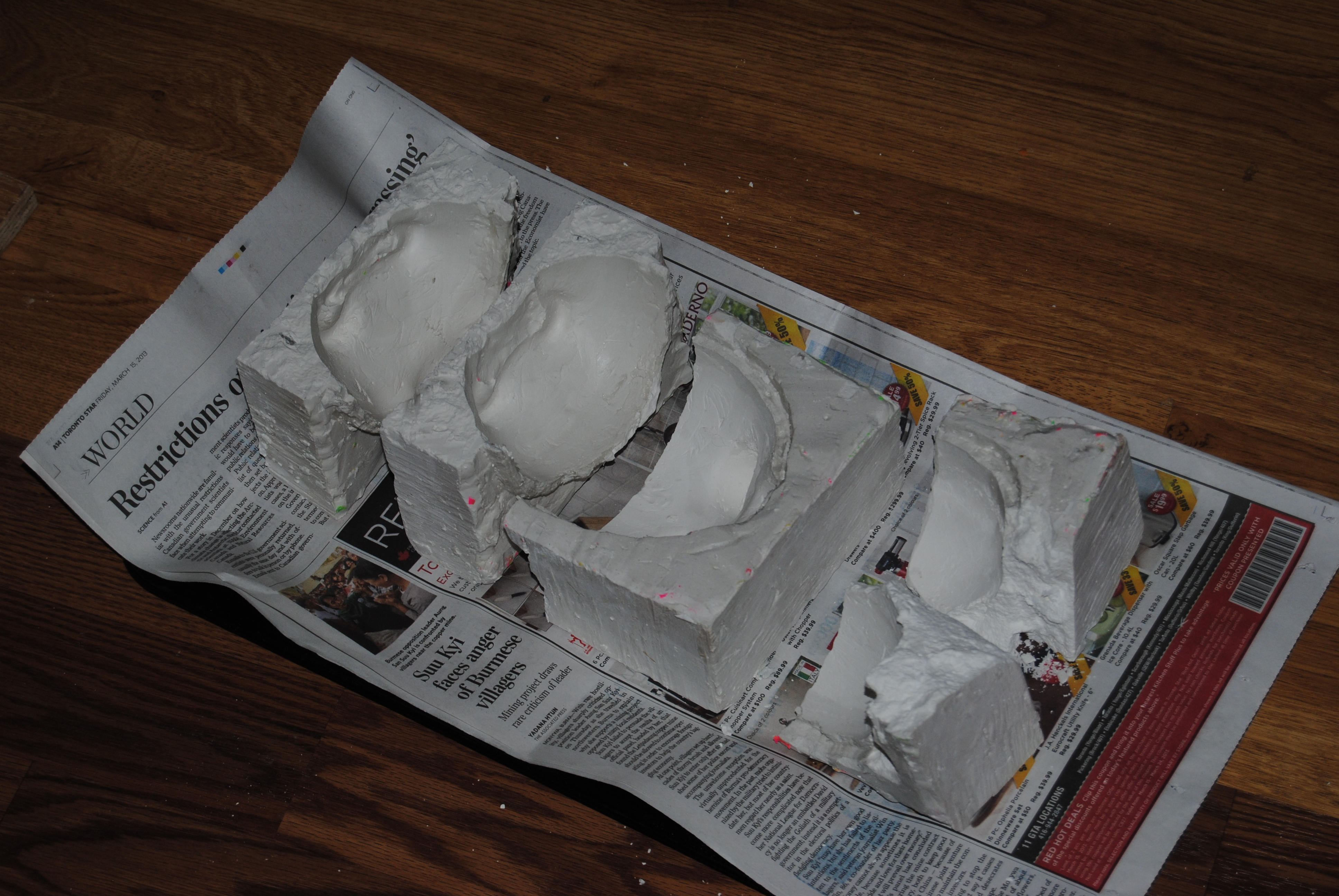 5 Mold in Pieces