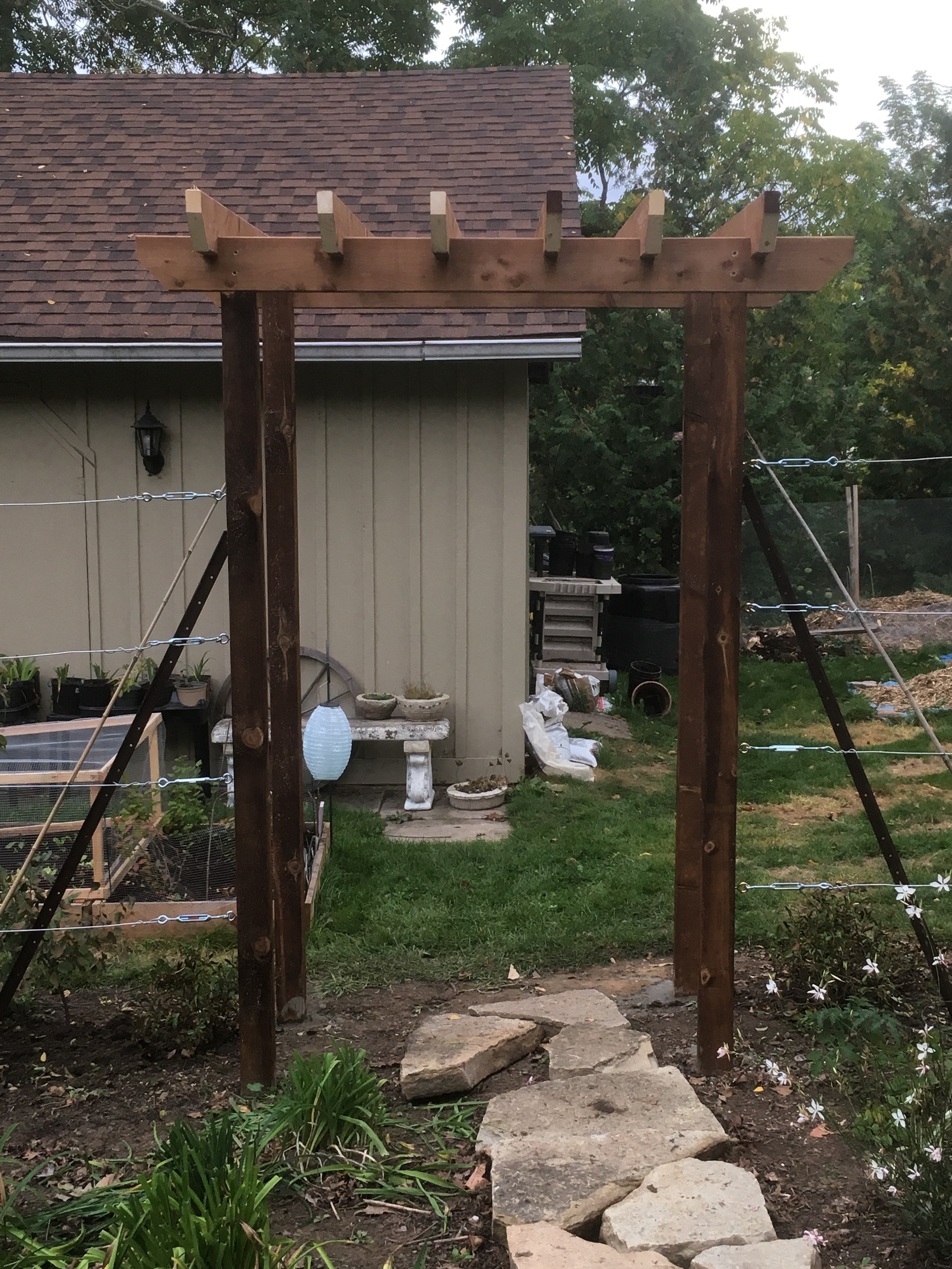 Espalier fence Espalier fence