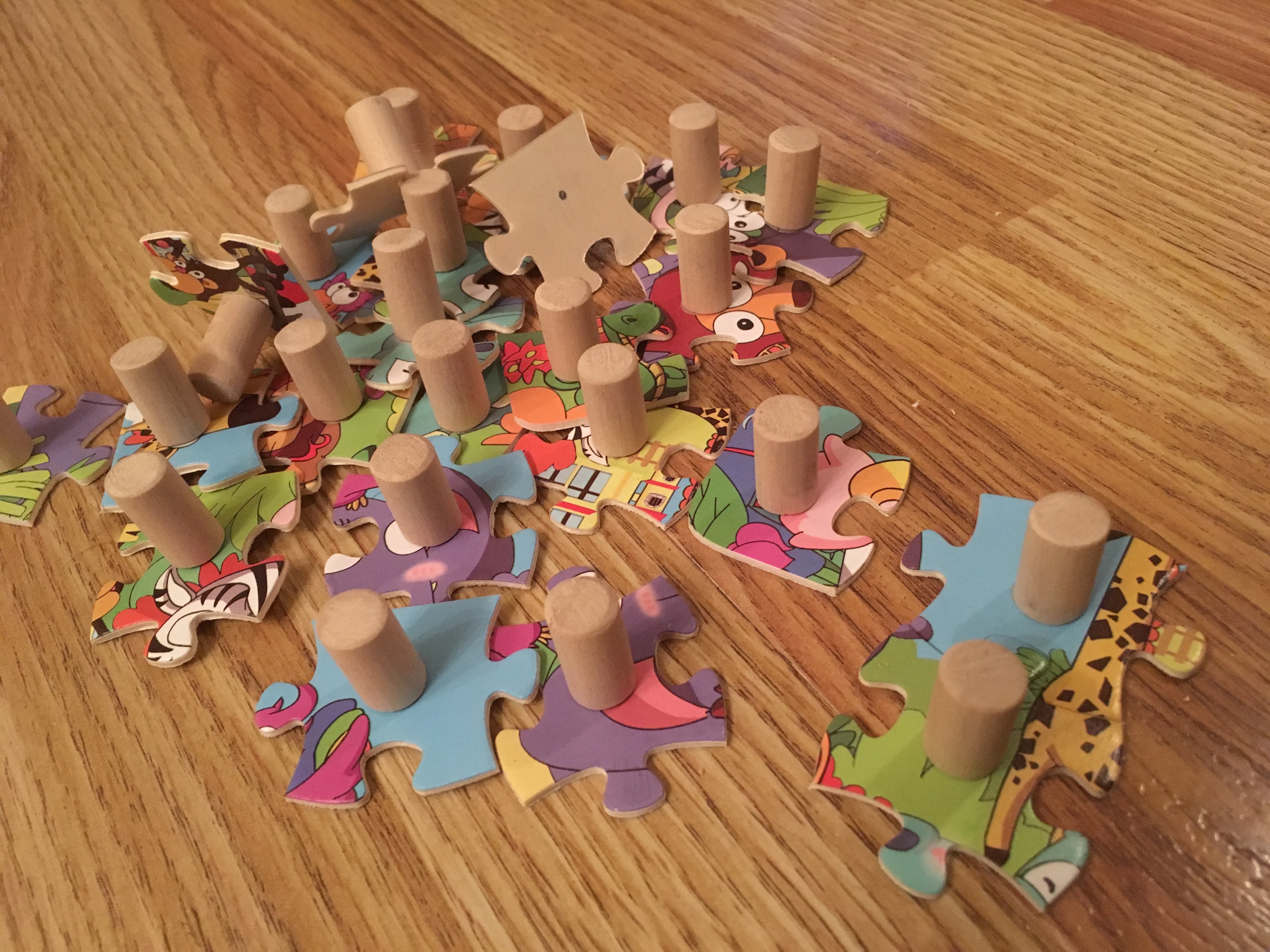 Jigsaw Pincushion Jigsaw Pincushion