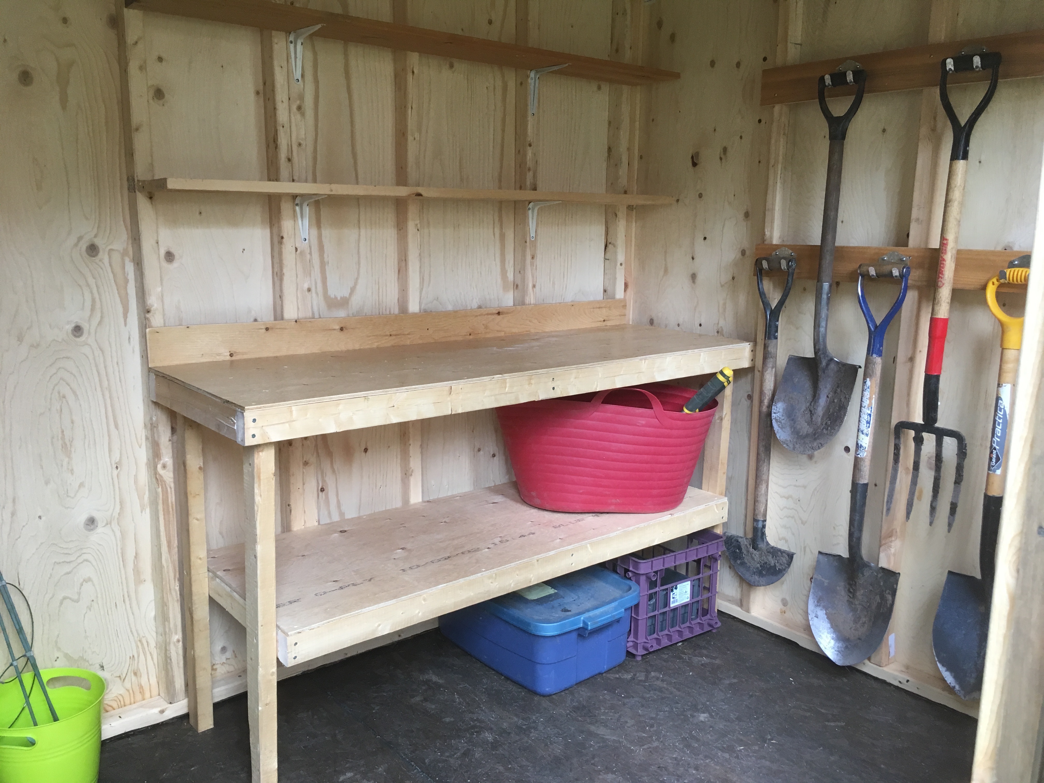 Garden Shed Interior