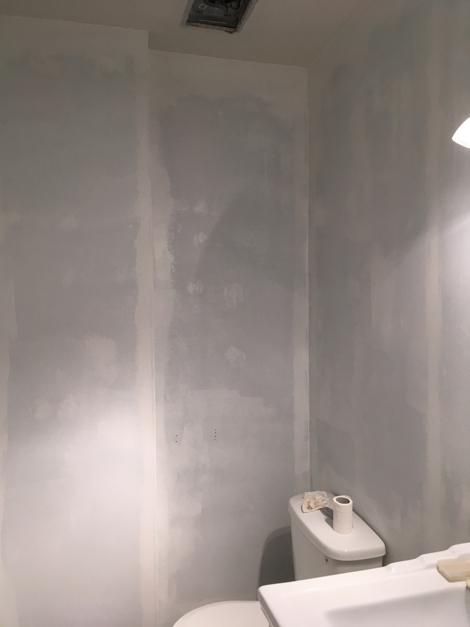 fill, sand, fill, sand ... bathroom