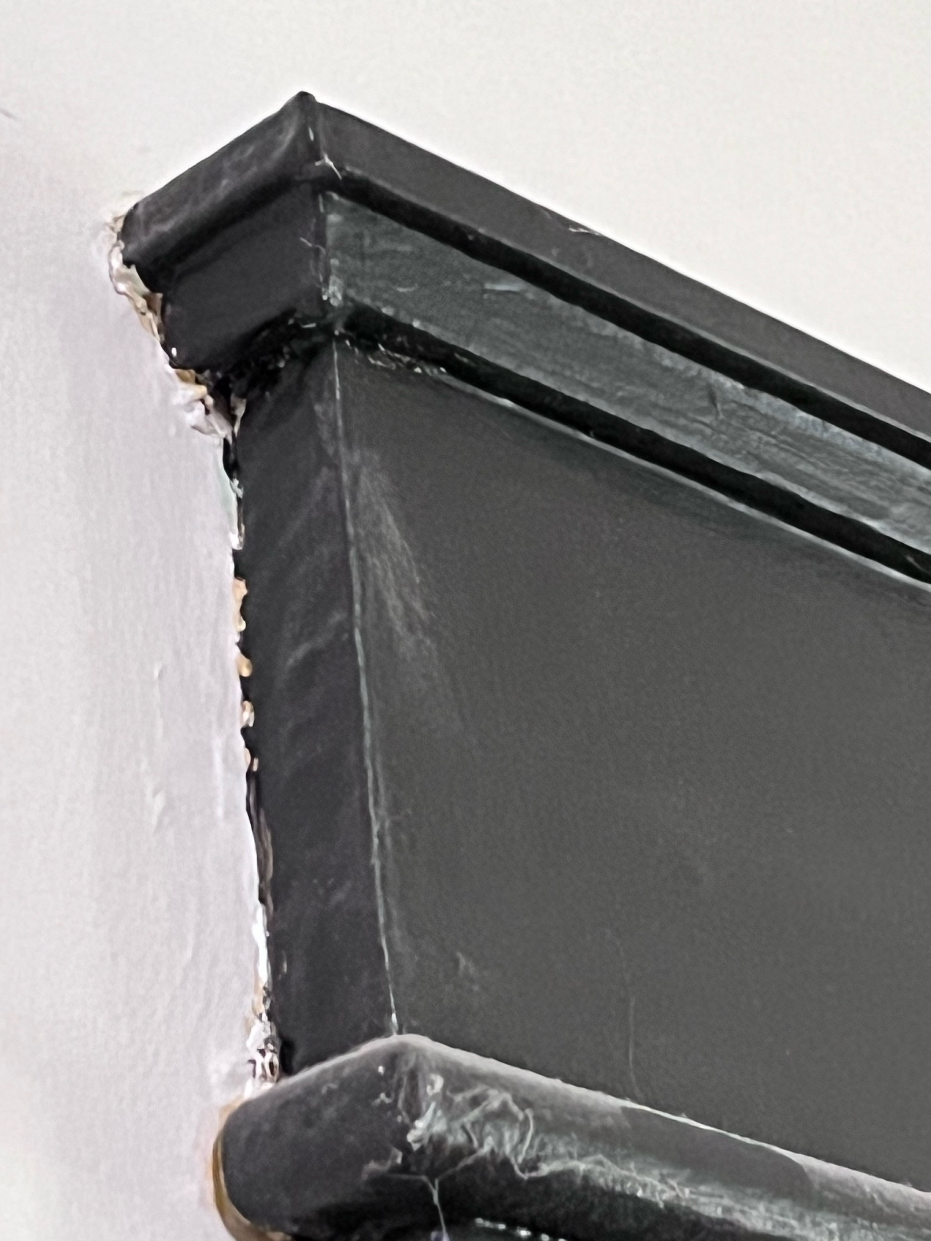 Squared off top casing door casing